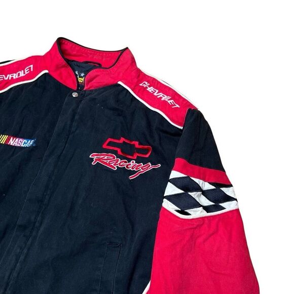Vintage Chevy Chevrolet NASCAR Jacket Large - Picture 4 of 12